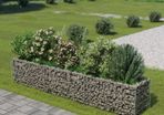 Gabion Raised Bed Galvanised Steel 270x50x50 cm