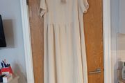 Shein Cream Dress. S. XL - 16-18. B.N.W.T