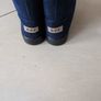 Unisex EO3 Faux Suede Navy Lightweight Ankle Boots.  S. 43 -10. New- No Tag. Image 3