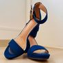 Amazing Sapphire Blue Dress & Matching Shoes! Image 6