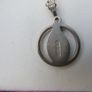 Vintage Sterling Silver 925 Red Teardrop Pendant and Chain 3g Image 4