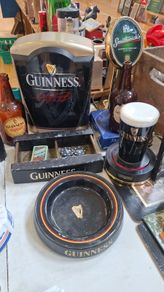 Vintage Guinness pub memorabilia