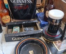 Vintage Guinness pub memorabilia
