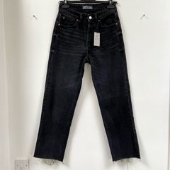 Black high waist jeans