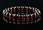 Luxury Dark Cherry Baltic Amber Unisex 8mm Beaded Stretch Bracelet for Men Women Amber Beads