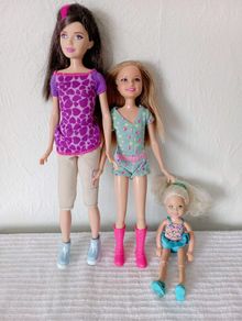 Skipper, Stacey, Chelsea dolls b