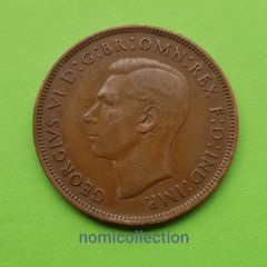 United Kingdom 1937 year Bronze Penny.