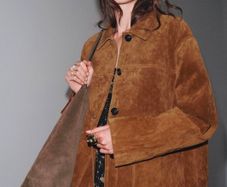 zara real suede jacket blazer