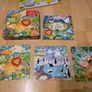 Bundle of 3 Toddler Puzzles - Tidlo Sensory, Usborne Jigsaw Set & Wooden Zoo Board Image 4