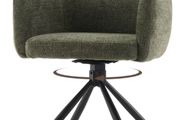 Green swivel chair