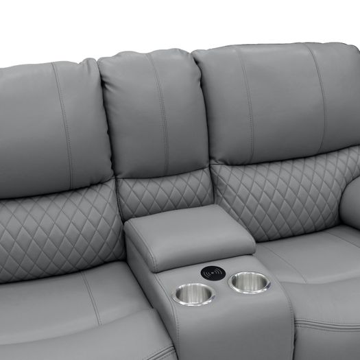 MESSIVE SALE ON RECLINER COUCHES.Drop down cupholders with  wireless chargers and USB ports. Corner Couches and 3+2 sets instock