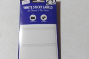 White Sticky Labels