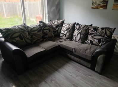 L shape sofa cushions included
