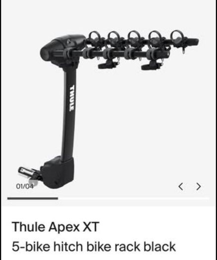 Thule Apex 9026XT 5 - bike hitch mount bike rack