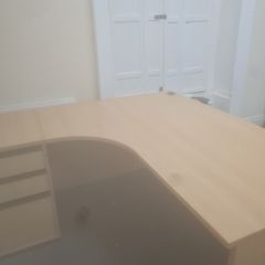 beech managers corner office desks with