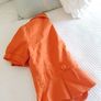 Orange Short Sleeve Jacket - Size 8 Image 3