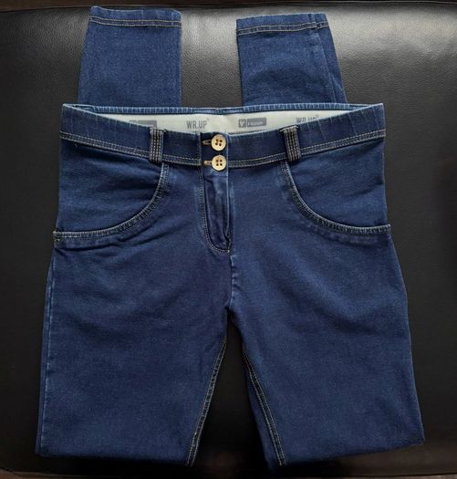 Freddy WR.UP shaping skinny jeans In mid blue Size UK 10 / EU 38