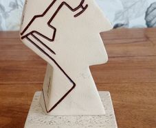 Signed Mid-Century Modern Porta Cili Sculpture