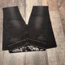Vintage Vibe Embroidered Low Waist Black Jeans.Statement Waist V XS 6-8 Image 3