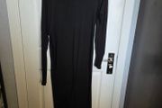 Black maxi cotton dress, size M