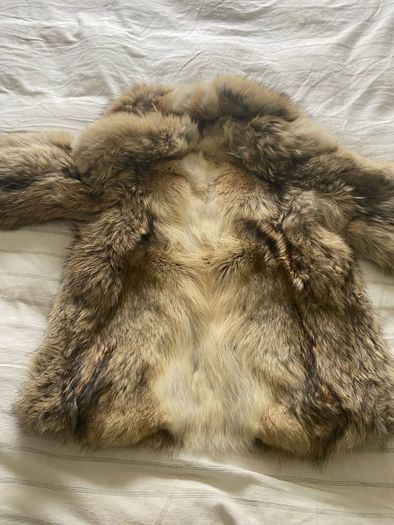 Vintage Fur Coat - Wolf - mid length