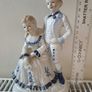 Vintage Capodimonte boy and girl Image 5