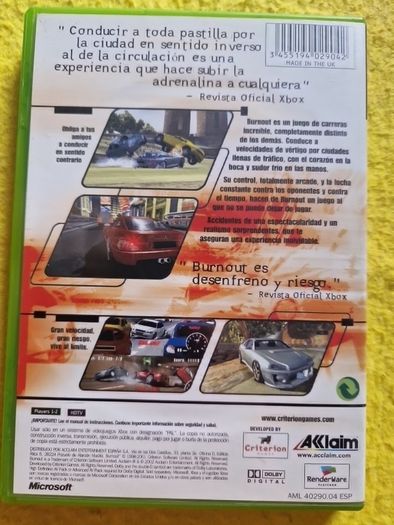 Burnout xbox Original