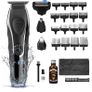 Wahl Aqua Blade 10 in 1 Beard Trimmer with 30ml Beard Oil, Beard Care Set for Men, Fully Washable head face and body Image 2