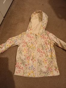 Fleece lined rain coat
