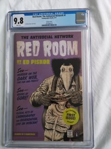 Fantagraphics Red Room Issue 1 CGC 9.8 Certified Graded Comic Framed