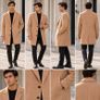 The classic cosy men's coat, size L Image 2