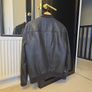 Superdry Mens Real Leather Bomber Jacket Size Large Image 2