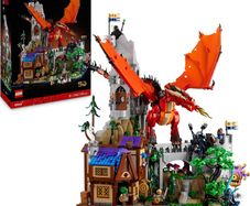 LEGO Ideas Dungeons & Dragons: The Legend of the Red Dragon  Set 21348 New OPEN box
