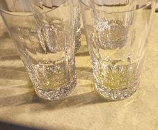 Galway Irish Crystal Highball Glasses - Longford Pattern - Set of 4, MINT