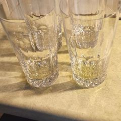 Galway Irish Crystal Highball Glasses - Longford Pattern - Set of 4, MINT