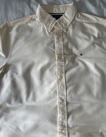 Tommy Hilfiger Cream yellow Oxford Shirt  L