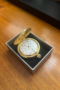 Vintage Glycine Swiss Gold Plated Pocket watch