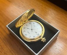 Vintage Glycine Swiss Gold Plated Pocket watch