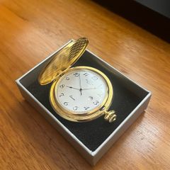 Vintage Glycine Swiss Gold Plated Pocket watch