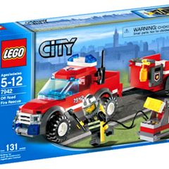Lego City 7942: Off-Road Fire Rescue (2007) 100% Complete W/BOX