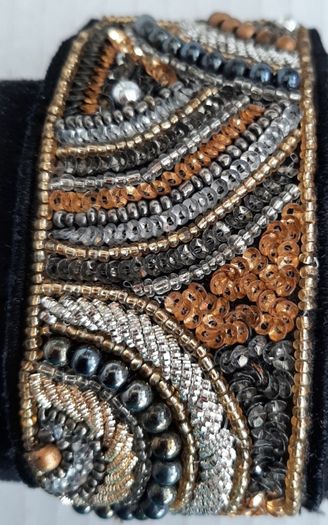 New beaded cuff bracelet