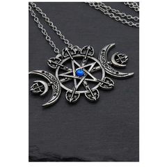 Boho Style Necklace with a Blue Stone - nice gift