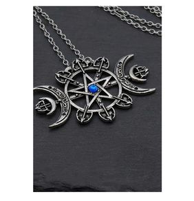Boho Style Necklace with a Blue Stone - nice gift
