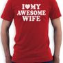 I Love My Awesome Wife T-shirt Tee Top Shirt Image 6