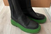Green Ankle Boots