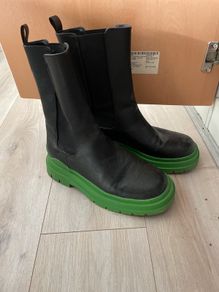 Green Ankle Boots