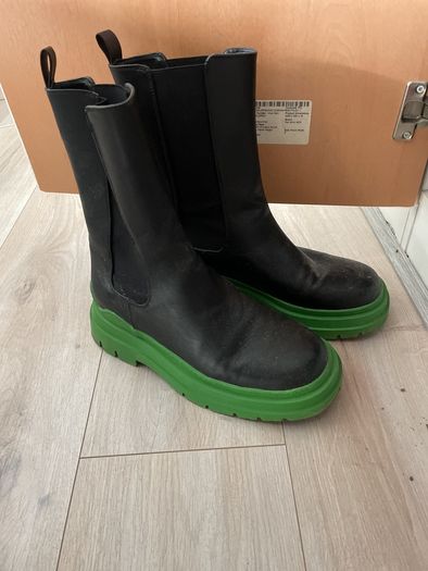 Green Ankle Boots