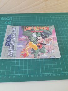Sega Game Gear Manual only Land of Illusion starring Mickey Mouse