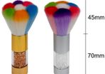 Professional Make-Up Brush Beauty Brush Rhinestone Handle - SILVER