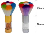 Professional Make-Up Brush Beauty Brush Rhinestone Handle - SILVER